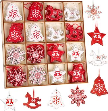 Набір різдвяних прикрас 48 предметів BRUBAKER