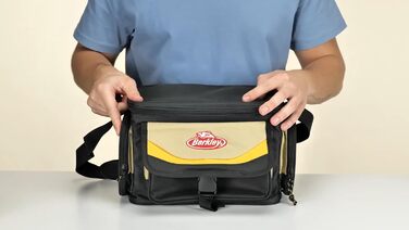 Сумка Berkley System Bag, рибальська сумка з коробками Один розмір червоний/сірий/чорний