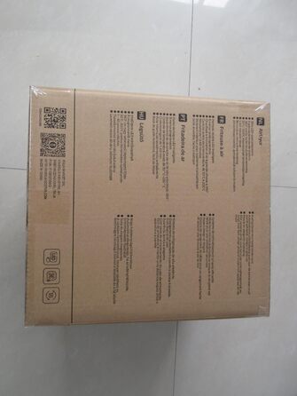 Аерофритюрниця Aigostar 4.2 л, гаряча фритюрниця XXL, фритюрниці без олії, 8 меню та рецептів, світлодіодний сенсорний екран, 1400 Вт, без бісфенолу А