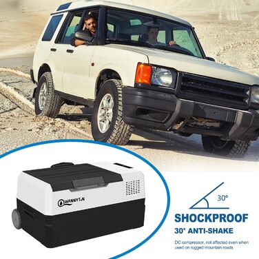 Електричний компресорний холодильник, автомобільний холодильник 58 літрів, 12/24/100-240 В, міні-холодильник для автомобіля, ванта