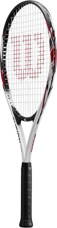 Тенісна ракетка Wilson Fusion XL, алюміній, важка ручка з балансом, 291 г, довжина 69,9 см, розмір хвата 2