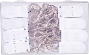 Батарея світлодіодних казкових гірлянд Vacoulery, 20 шт. мідного дроту, світловий ланцюжок 1M 10 світлодіодів, різдвяні гірлянди д