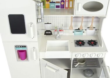 Дерев&39яна кухня Leomark Велика ретро-кухня з дерева - Велика старовинна - Дитяча кухня Ігрові кухонні аксесуари Кухня Дитяча ігр