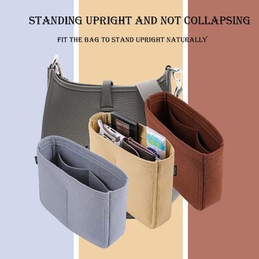 Вставка-органайзер для сумки, вставка-сумка, роздільник для сумки Hermes Evelyne 16/29/33 ((S(5.924.7), Beige)) (S(5.924.7) Beige)