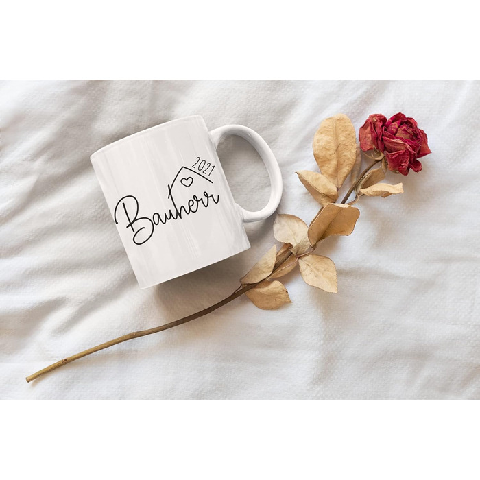 Персоналізована керамічна кружка для будівництва будинку з роком Будівельник 3 Кружка - справжня прикраса на будівельному майданчику Подарунок для чоловіків на завершення Біла ручка та внутрішня частина