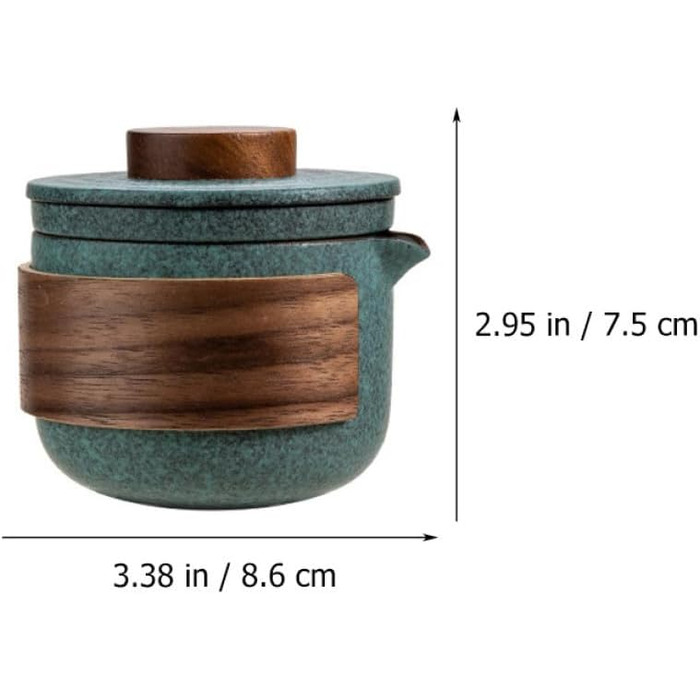 Кунг-фу Чайний Сервіс з Кераміки Портативний Дизайн для Офісу та Повсякдення. Безпечний та Елегантний Посуд у Унікальному Стилі