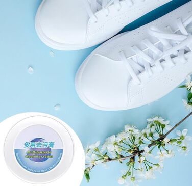 Білий крем для взуття White Shoe Cleaner White Shoes, для глибокого чищення спортивного взуття з брезенту та сітки 2 шт. и