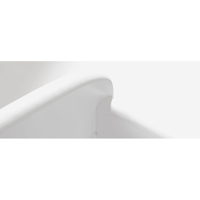 Дитяче ліжко Viktoria (140 x 70 см) - з 3 знімними перекладинами, бук, частково масив дерева, білий колір 144Д x 76Ш x 83В см, 111422 -