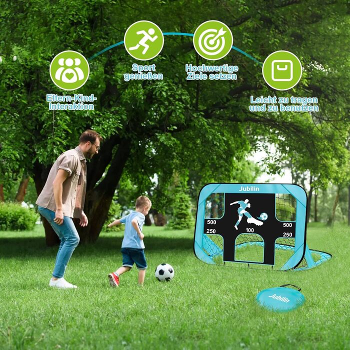 Набори футбольних воріт, 4 режими, висувні футбольні ворота для дітей, сині