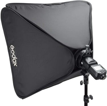 З кронштейном спалаху GODOX S2 S-Type, комплект портативних софтбоксів Bowens Mount підходить для GODOX V1 AD400Pro AD200Pro AD200 V860II TT685II TT600 TT350 SGUV6060, 61 шт., 61