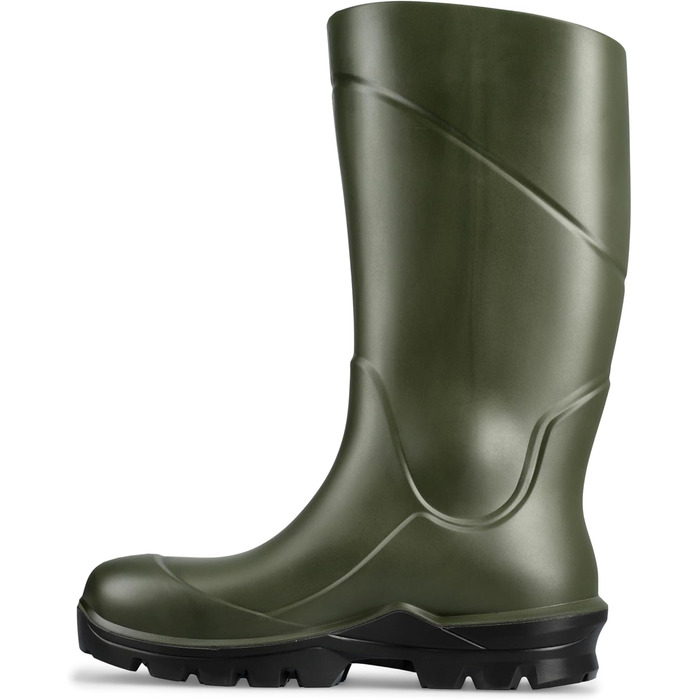 Робочі чоботи SIKA Unisex PU, легке та зручне взуття, нековзне, самоочисна підошва, термоізоляція від холоду та спеки, амортизуюча устілка для сільського господарства, рибальства та медичної промисловості, розмір 43 EU, зелений