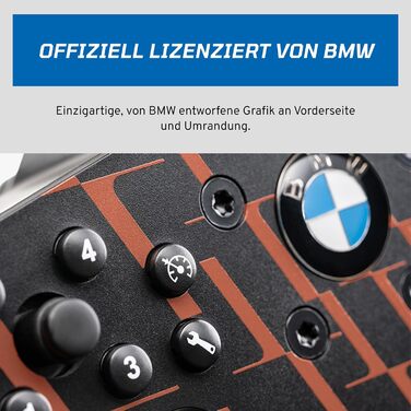 Кермо FANATEC Sim Racing CSL BMW гумове покриття, світлодіодний дисплей, смужка RevStripe, металевий важіль перемикання передач ПК, PS5, PS4