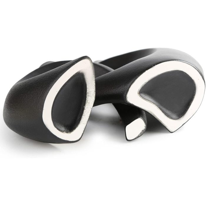 Ваза чорна матова, Керамічна ваза для пампасної трави, Ваза Скандинавська кільцева форма Сучасний декор, Квіткова ваза Прикраса ві