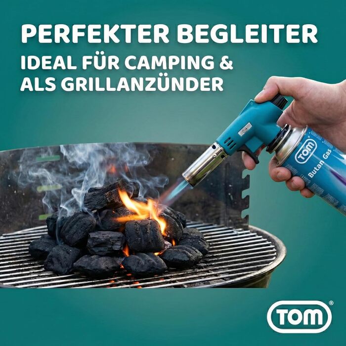 Газовий пальник TOM Кріплення для пальника Газові балончики з байонетним кріпленням MSF-1A для майстерні, саду, кухні тощо 1300C П&39єзорозпал Паяльний пальник Пальник Бунзена (газовий пальник з 4 газовими балончиками)