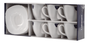 Сервіз чайний LUMINARC CARINE WHITE, 12 предметів (6535797)