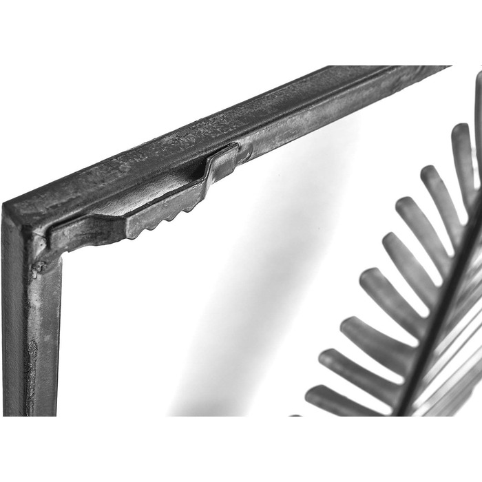 Коболо настінний фотошпалери настінне оздоблення металеві картини настінне мистецтво сучасне - MONSTERA - металл - 29x74 см - чорн