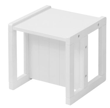 Табурет для дітей в стилі заміського будинку - Двосторонній табурет і стілець з 3-ма рівнями висоти сидіння - Багатофункціональний