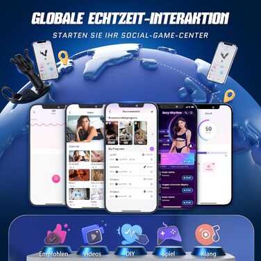 Анальний вібратор для чоловіків Soulour 4 в 1, стимуляція простати, з ерекційним кільцем та вібрацією яєчок, 9 режимів