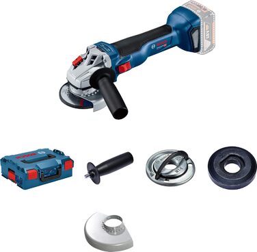 Акумуляторна кутова шліфувальна машина Bosch Professional 18V System GWS 18V-10 (Ø диска 115 мм, вкл. L-BOXX, без акумулятора/заря