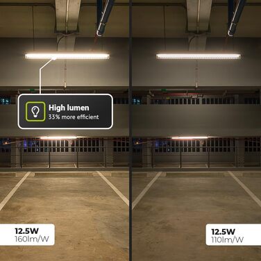 Світлодіодна трубка 120 см - 12,5 Вт 2000 люмен (160 лм/Вт) супер яскравий високий люмен - 3000K теплий білий (830) - Світлодіодна люмінесцентна лампа T8 G13 без мерехтіння - Вкл