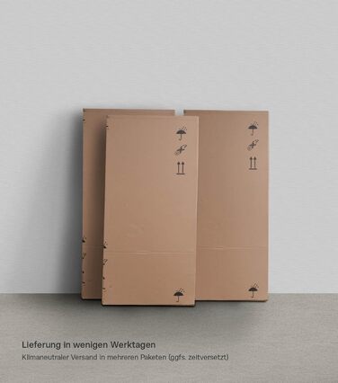 Шафа mokebo Герой одягу (80x180x51 см) з 2 шухлядами та 4 відділеннями, шафа, шафа для передпокою або комора для спальні чи гардеробної з дерева чорного антрацитового кольору, ширина 80 см З вішаком для одягу та відділеннями