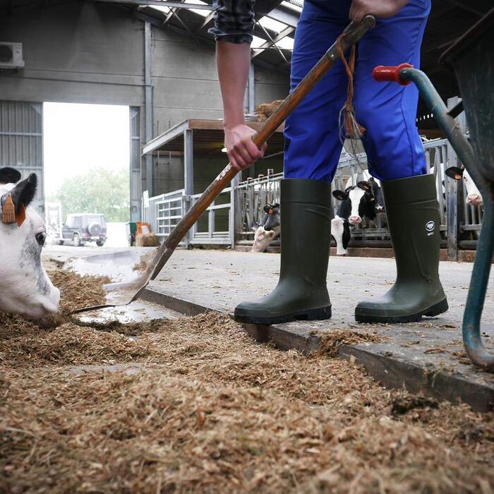Легкі водонепроникні захисні черевики Bekina Agrilite Steplite Easygrip S5 для чоловіків та жінок, сталевий носок та сталева підошва, сільськогосподарські робочі черевики з нековзною підошвою, зелені, EU 41