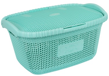 Кошик для білизни Violet House 1002 Віолетта Soft Mint 28 л (6852929)
