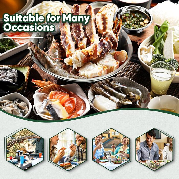 Набір столових приборів для кемпінгу TAN REN для 4 осіб, 24-предметний набір посуду для кемпінгу з нержавіючої сталі, набір столових приборів для пікніка, столові прибори для подорожей на свіжому повітрі з нержавіючої сталі з ножем, виделкою, ложкою для п