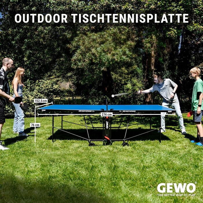 Стіл для настільного тенісу GEWO AWR Easy Outdoor