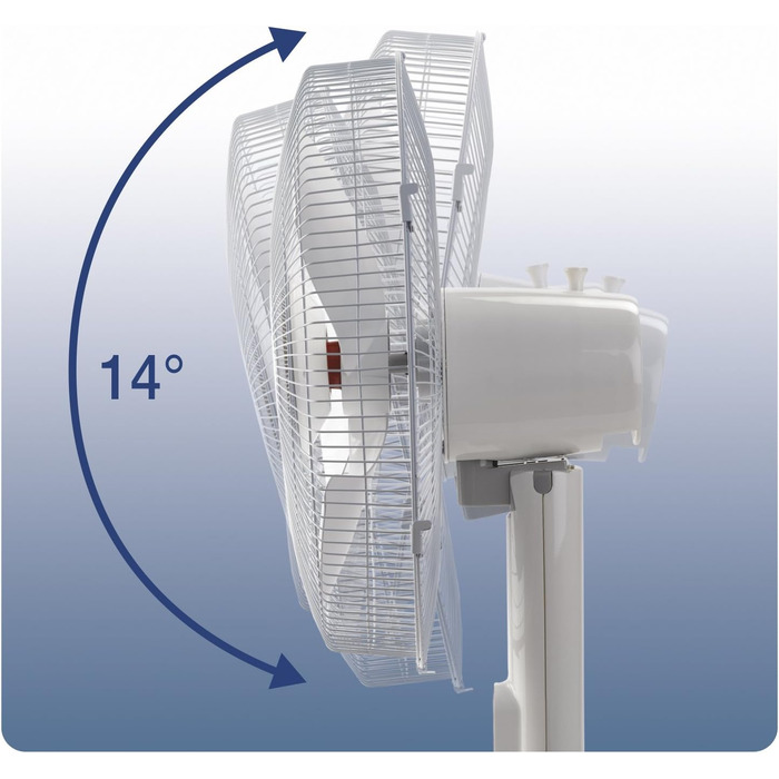 Вентилятор на п'єдесталі Honeywell Advanced QuietSet (5 налаштувань швидкості, функція таймера, коливання 70, регулювання висоти,