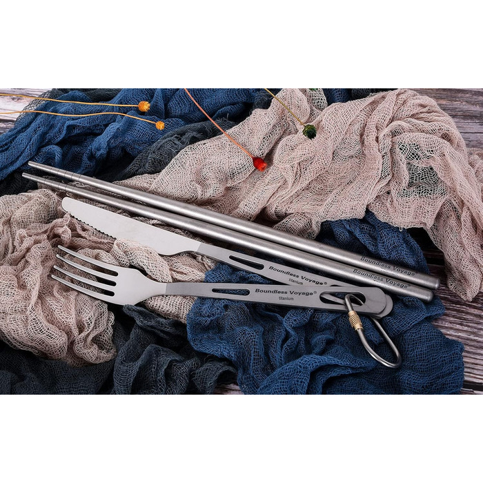 Набір столових приборів для кемпінгу з титану, для зовнішнього використання, для поля, для приготування їжі, виделка, ніж, палички для їжі, для приміщень, надлегкий портативний, для подорожей, пікніка, походів, рюкзак, щоденний посуд, 3 шт./партія Ti1049T