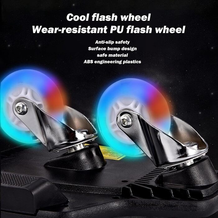 Розділений скейтборд, портативна дека для роликових ковзанів, пластини для дрифту, колеса з поліуретану з високим відскоком, скейтборд для початківців, стійкі ковзани для підлітків та дорослих, 31 дюйм, синій