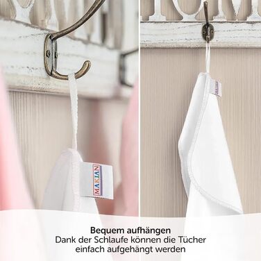 Муслінові пелюшки MAKIAN 9 упаковок, 40x40 см, перевірено Oeko-TEX Standard 100, 9 пелюшок для відрижки преміум якості - 4-шарові