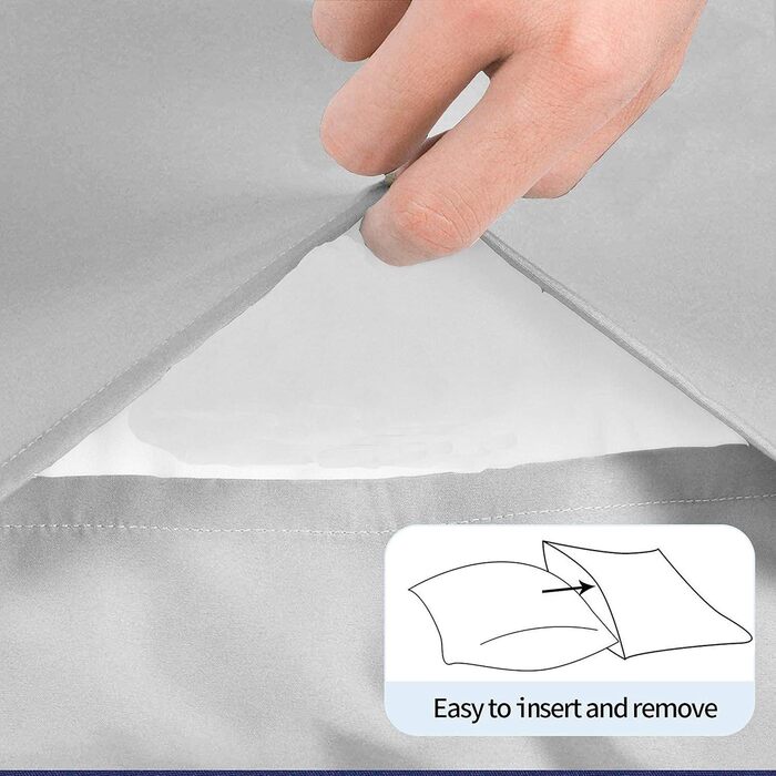 Комплект постільної білизни підодіяльник для ковдри 100х135 см - 100х140 см наволочка 40х60 см - колекція Claudine - 100 органічна