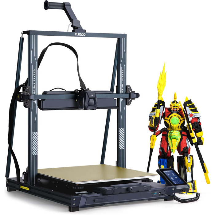 Принтер, 500 мм/с, високошвидкісний FDM 3D-принтер із високотемпературним соплом, автоматичним вирівнюванням і екструдером із прям