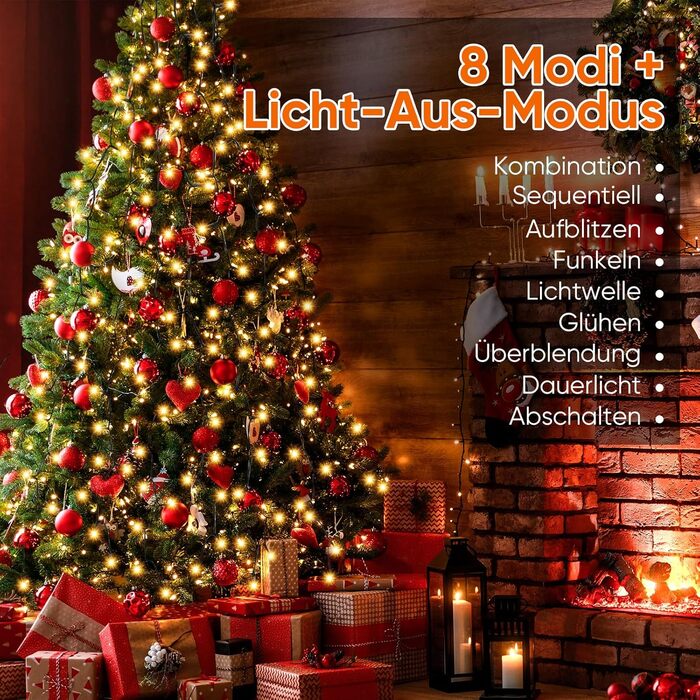 Ялинкові гірлянди 2 м з кільцем SALCAR