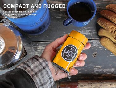 Алюмінієвий ліхтар-свічка UCO, жовтий, 054806