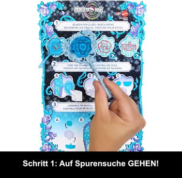 Набір Monster High Secrets Skulltimate, що включає ляльку та аксесуари, Garden Mysteries Twyla із зачарованою шафою та понад 19 сюрпризів для чаювання, таких як одяг для ляльок, HYT74