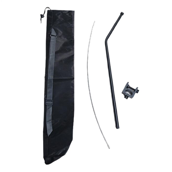 Підставка для кемпінгового ліхтаря стовп для кемпінгового ліхтаря 57 см, легко регулюється по висоті Стовпи для ліхтарів з алюмінієвого сплаву з сумкою для перенесення, світлова щогла для походів, піших прогулянок, пікніків, чорний колір