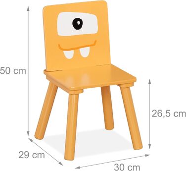 Дитячий комплект сидіння Relaxdays, дитячий стіл з 2 стільцями, для дівчаток та хлопчиків, МДФ та дерево, зона сидіння для дитячої кімнати, різнокольоровий