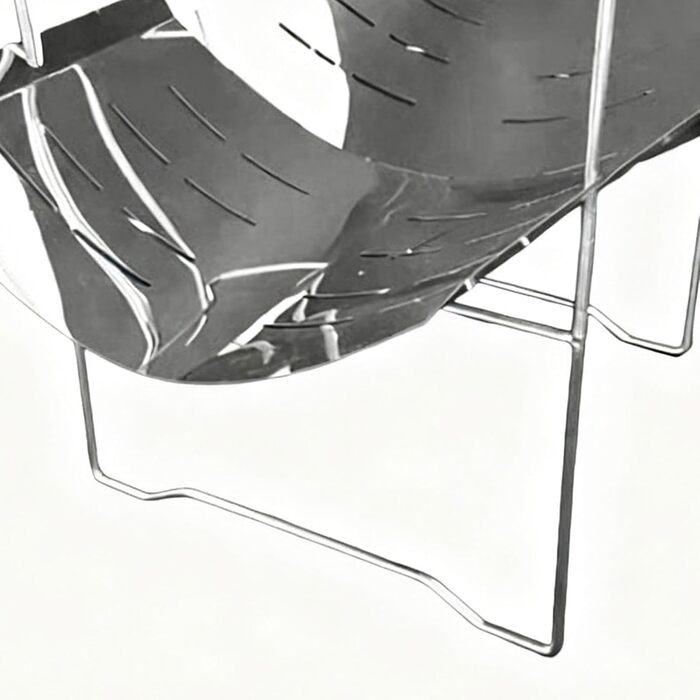 Підставка для багаття Складаний кемпінговий гриль з нержавіючої сталі Портативний для відкритих вогнищ Легкий для зберігання аксесуар для гриля, походів, кемпінгу, пікніків та пригод