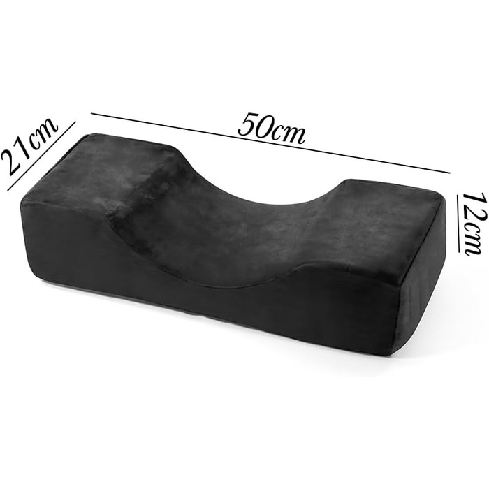 Подібна подушечка для вій, аксесуар для нарощування вій для салону краси, тримач для інструментів для нарощування вій, виготовлений з піни з ефектом пам&39яті (чорний) Black Kit