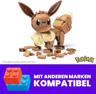 Конструктор Mega Construx Eevee Pokmon, Конструктор для дітей, Іграшка для дітей віком від 7 років, 84 -