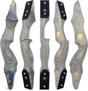 Рекурсивний лук MILAEM 60" (152 см), 30–60 фунтів, праворукий, дерев’яна рукоятка