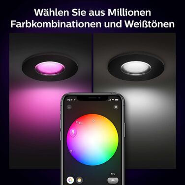 Стельовий світильник Philips Hue Xamento, чорний