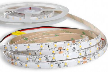 Світлодіодна стрічка Mextronic LED 3528 Холодне біле світло (6000K) 24W, 500 см, 24V, IP44