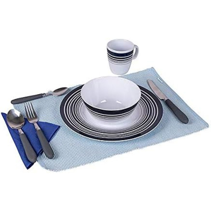 Набір столових приборів Bo-Camp Deluxe, 24 предмети, для 6 осіб