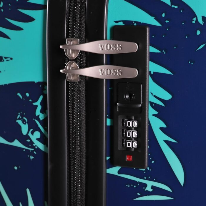 Валіза H4L, валіза з твердим корпусом, дорожній візок, синя, розмір S (55x40x23 см), Hello Summer S