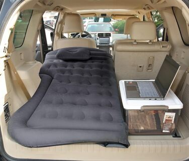 Автомобільний матрац для Suzuki SX4 S-Cross II 2016-2021, надувний матрац у автомобіль, матрац у автомобіль, надувне ліжко в багажник, матрац у багажник автомобіля, комбіноване ліжко в автомобіль, сірий