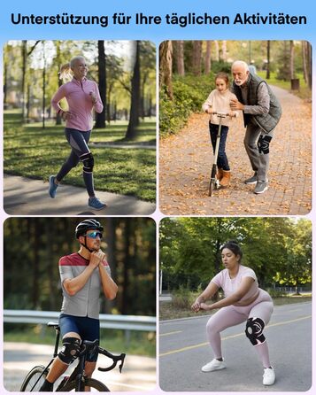 Колінний бандаж ABYON для жінок та чоловіків з металевими шинами, гелевою підкладкою для надколінка, ремінець 360, для розривів меніска, травм зв&39язок, передньої хрестоподібної/маскульної зв&39язки, відновлення після артриту та операцій, біговий середні